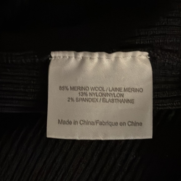 Tory Burch Black Turtleneck Ribbed Sweater L - Picture 5 of 6